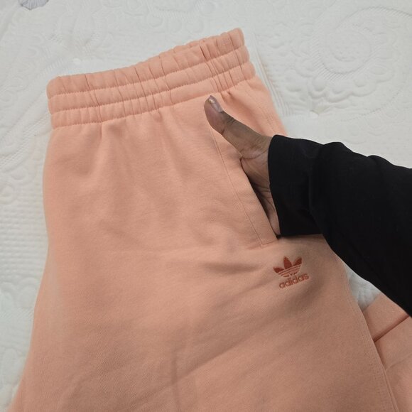 Adidas Men's Peach Colored Super Soft Sweatpants W Tapered Leg Size XL - Picture 6 of 10